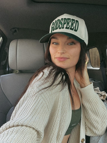 3D Godspeed Trucker Hat | Dark Green