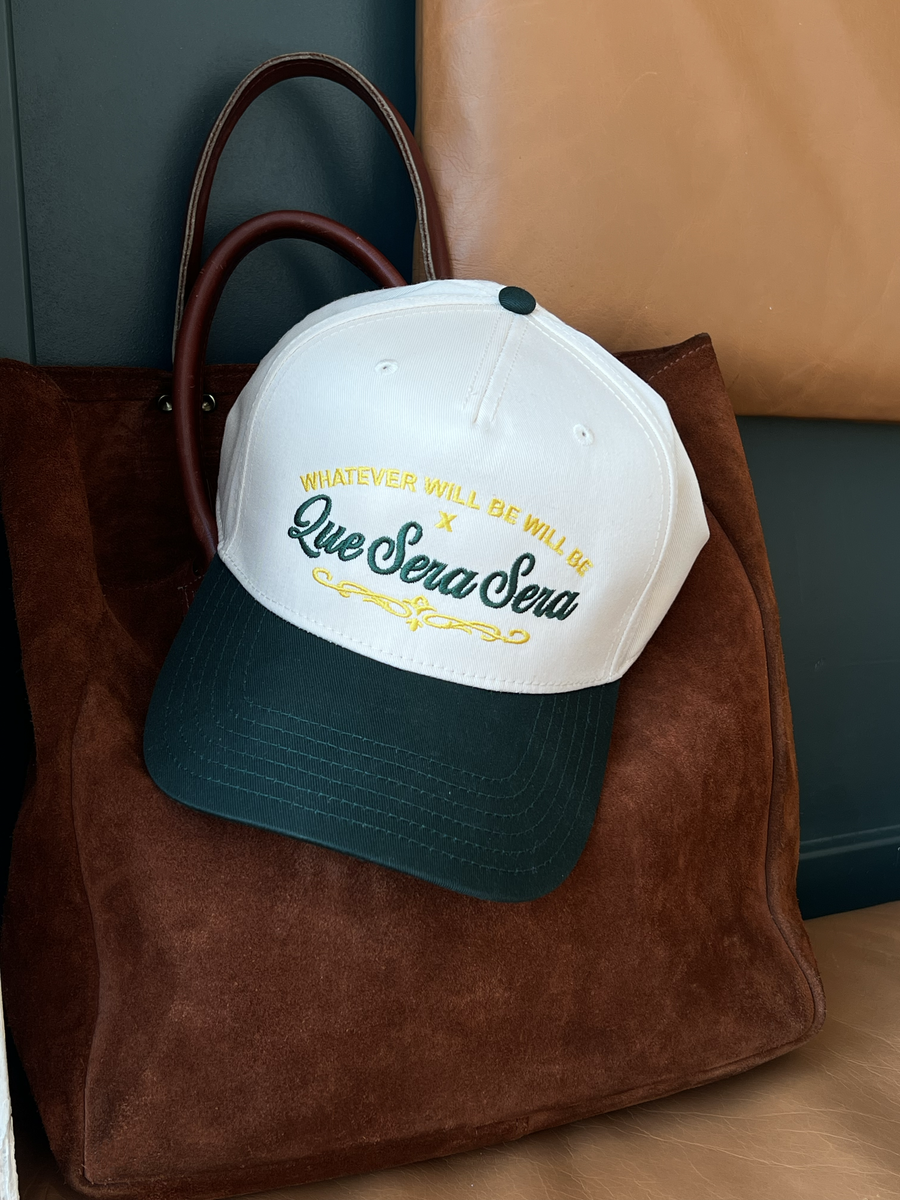 Que Sera Sera Trucker Hat