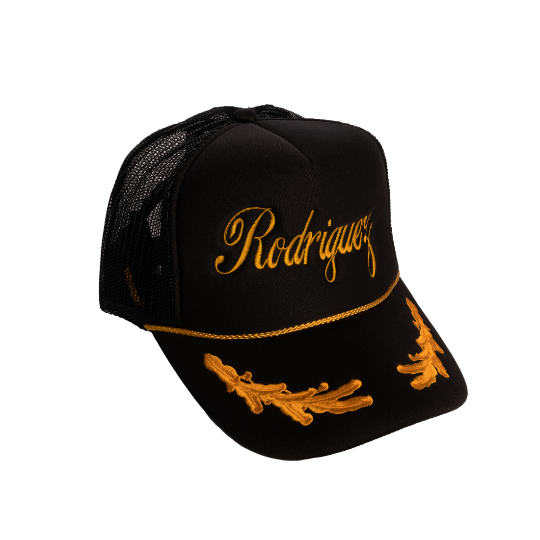 Embroidered trucker hat