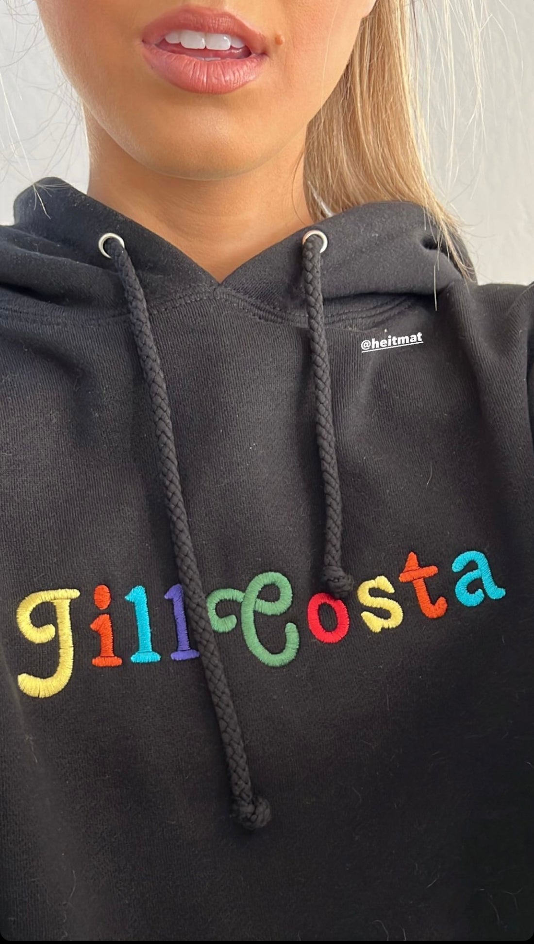 Personalized 90's Rainbow Hoodie | Onyx