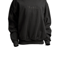 Custom Embroidered Crewneck┃Onyx