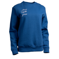 Area Code Unisex Organic Certified™ Cotton Crewneck Sweatshirt | Cobalt Blue